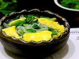 菠菜鸡蛋炖粉条