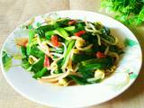 韭菜炒黄豆芽