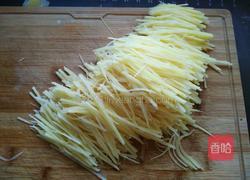 青椒土豆丝的做法图解3