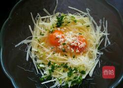 土豆丝鸡蛋饼的做法图解5