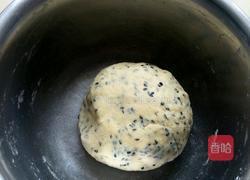 黑芝麻咸香饼干的做法图解4