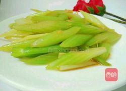 蒜香西芹的做法图解6