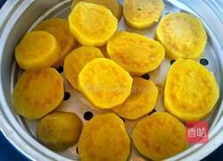 黄金红薯糯米豆沙球的做法图解3