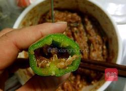 青椒酿肉的做法图解3