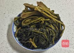 自制梅干菜的做法图解1