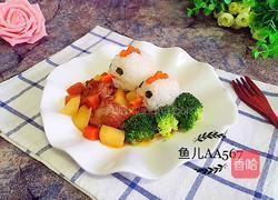 （排骨炖土豆）小鸡饭团的做法图解11