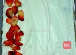 抹茶草莓卷（无油版）的做法图解10