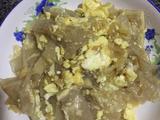 粉皮炒鸡蛋