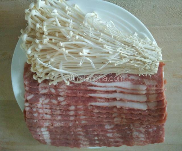 准备食材。