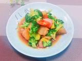 西兰花炒五花肉
