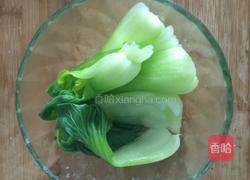 香菇油菜素米粉的做法图解4