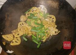 炒莲藕的做法图解4