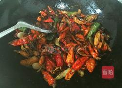 干煸香辣麻花芙蓉虾的做法图解3
