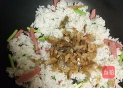 火腿炒饭的做法图解5