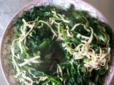 豌豆苗炒百叶丝
