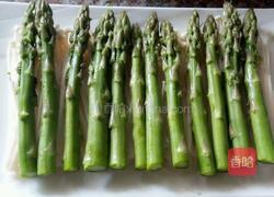 肉末蒸芦笋的做法图解3