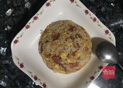 香肠蛋炒饭的做法图解6