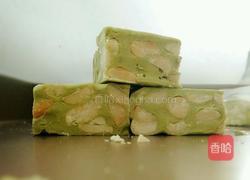 抹茶花生牛轧糖的做法图解6