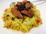 牛扒腊肉外婆菜排骨肉沫焗饭