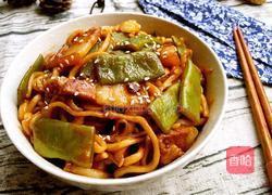 酱香豆角焖面的做法图解13
