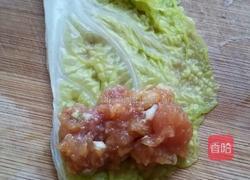 白菜肉卷的做法图解3
