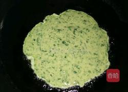 菠菜鸡蛋饼的做法图解5