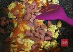 菇菇黄金蛋炒饭的做法图解8