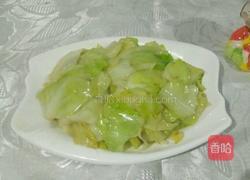 清炒包菜的做法图解4
