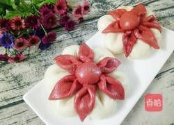 花朵馒头的做法图解2