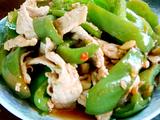 青椒炒肉丝