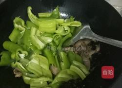 辣椒炒肉的做法图解3