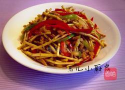 鱼腥草炒肉丝的做法图解8