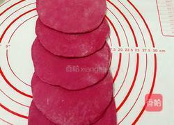 甜菜根玫瑰花馒头的做法图解5