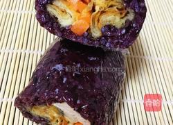 紫米粢饭团的做法图解8