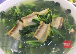 咸肉煮小青菜的做法图解3
