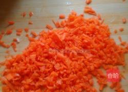 胡萝卜丁土豆丝饼的做法图解3