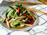 韭菜炒莲菜