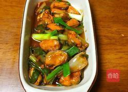 小葱拌淡菜的做法图解2