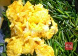 韭苔炒鸡蛋的做法图解5