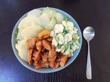 香辣照烧鸡腿饭