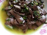 香葱炒鸭血