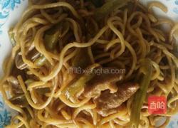 扁豆焖面的做法图解5