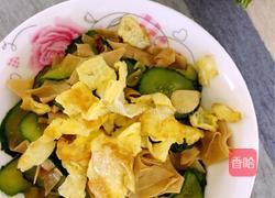 黄瓜豆皮炒鸡蛋的做法图解8