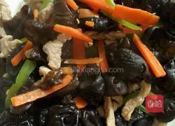 木耳炒肉丝的做法图解8