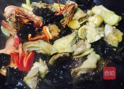 干逼鸡肉大虾的做法图解12