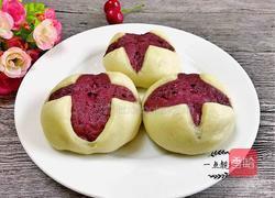 紫薯开花馒头的做法图解17