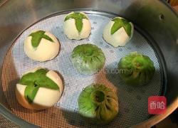 菠菜开花馒头的做法图解14