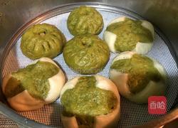 菠菜开花馒头的做法图解16