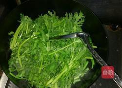 清炒茼蒿的做法图解3