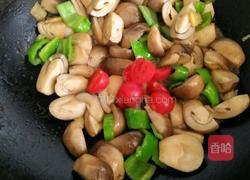 三色草菇的做法图解8